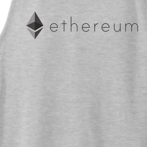 Ethereum Coin Cryptocurrency Ladies Tri-Blend Wicking Tank