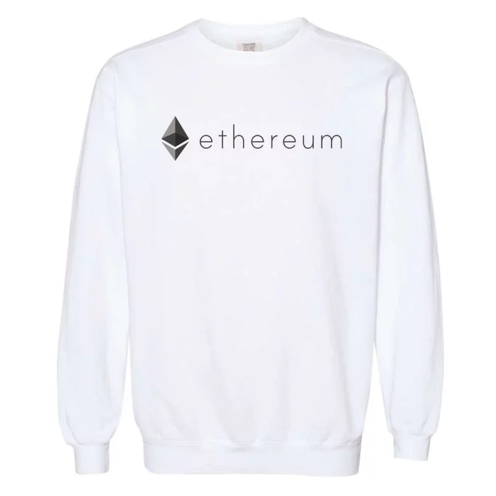 Ethereum Coin Cryptocurrency Garment-Dyed Sweatshirt