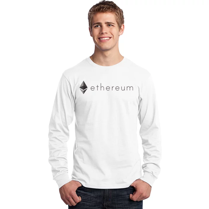 Ethereum Coin Cryptocurrency Long Sleeve Shirt