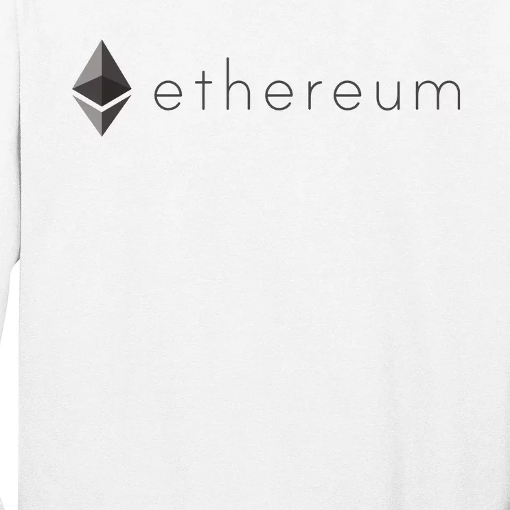 Ethereum Coin Cryptocurrency Long Sleeve Shirt