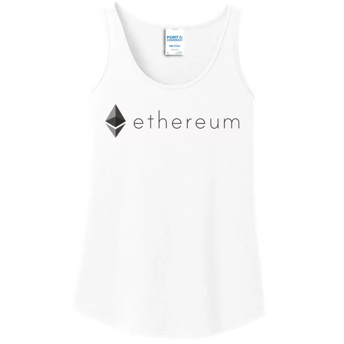 Ethereum Coin Cryptocurrency Ladies Essential Tank