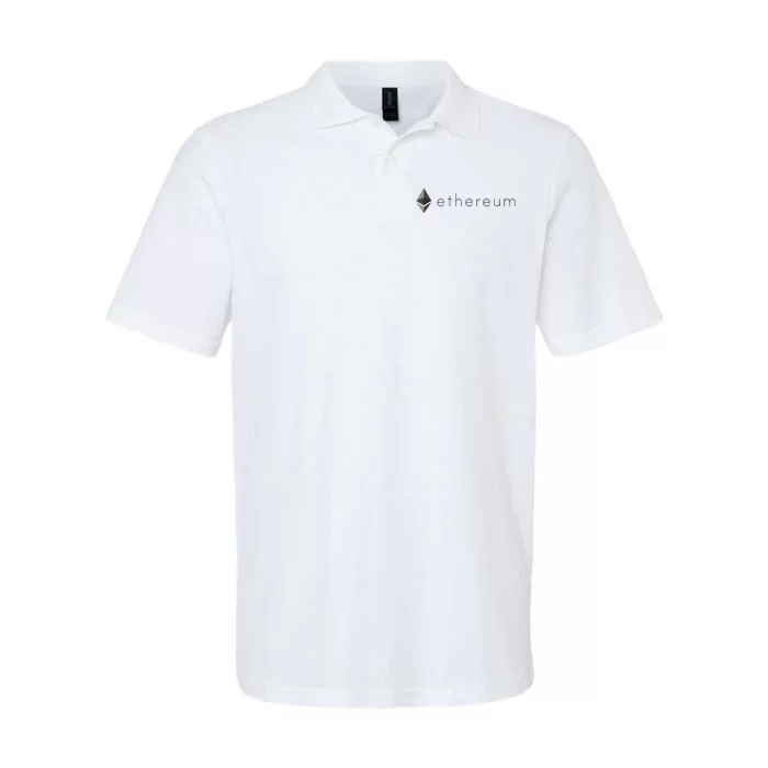 Ethereum Coin Cryptocurrency Softstyle Adult Sport Polo