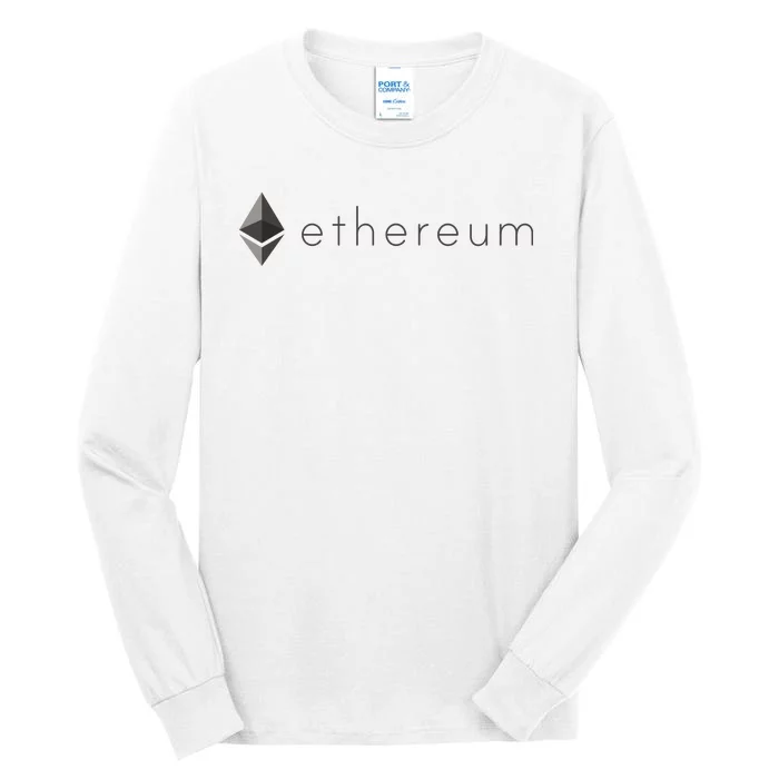 Ethereum Coin Cryptocurrency Tall Long Sleeve T-Shirt