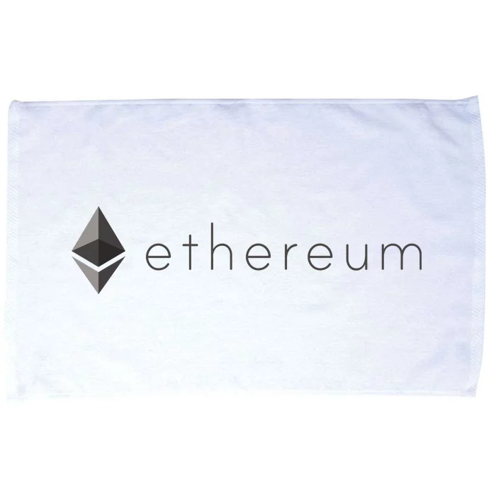 Ethereum Coin Cryptocurrency Microfiber Hand Towel