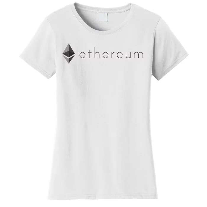 Ethereum Coin Cryptocurrency Women's T-Shirt