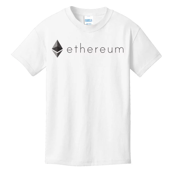 Ethereum Coin Cryptocurrency Kids T-Shirt