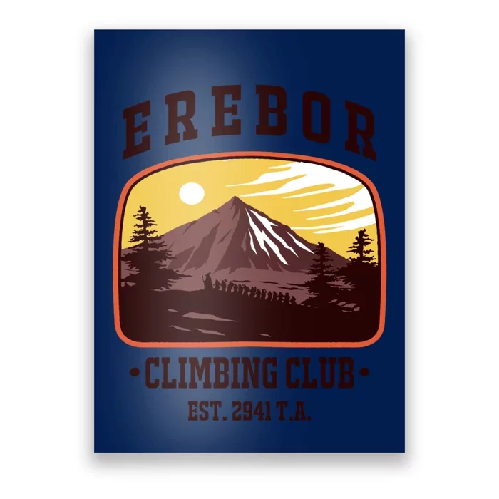 Erebor Climbing Club Poster