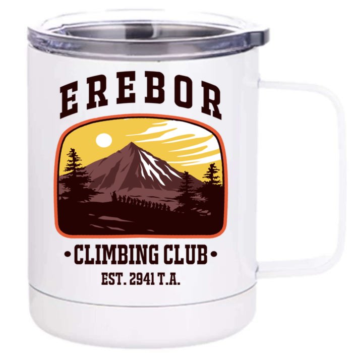 Erebor Climbing Club Front & Back 12oz Stainless Steel Tumbler Cup