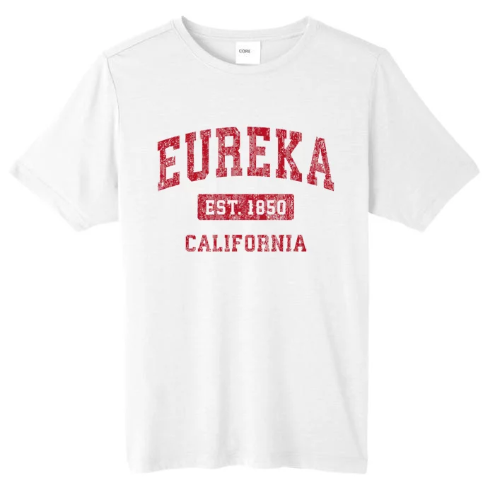 Eureka California Ca Vintage Sports ChromaSoft Performance T-Shirt