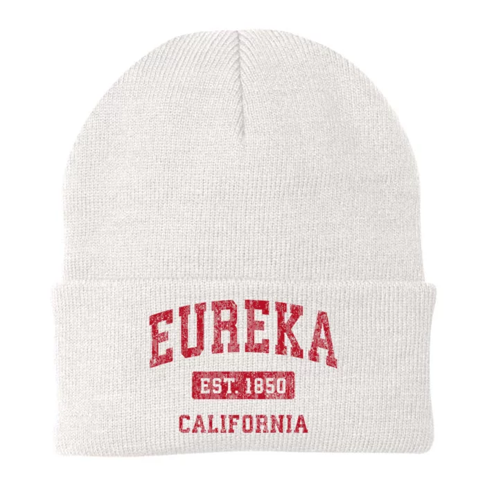 Eureka California Ca Vintage Sports Knit Cap Winter Beanie