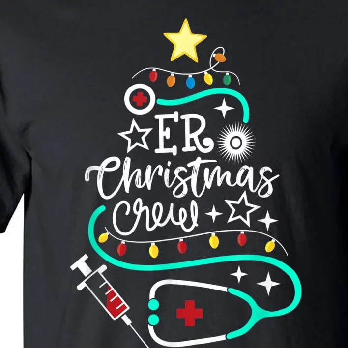 ER Christmas Crew Emergency Room Nurse ER Techs Secretary Tall T-Shirt