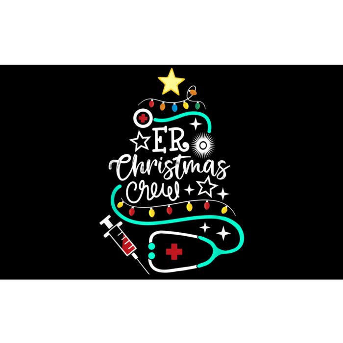 ER Christmas Crew Emergency Room Nurse ER Techs Secretary Bumper Sticker