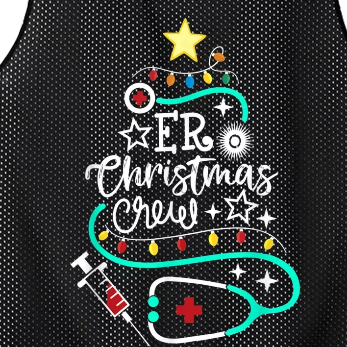 ER Christmas Crew Emergency Room Nurse ER Techs Secretary Mesh Reversible Basketball Jersey Tank