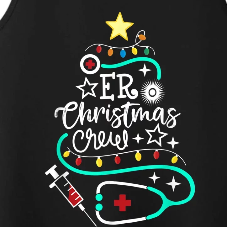 ER Christmas Crew Emergency Room Nurse ER Techs Secretary Performance Tank