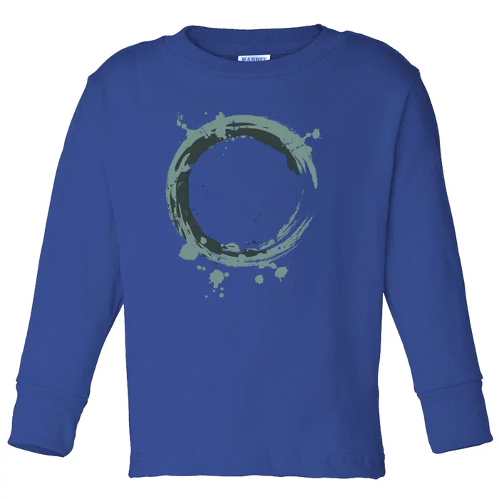 Enso Circle Cool Gift Zen Circle Cool Gift Buddhism Yoga Spiritual Karma Gift Toddler Long Sleeve Shirt