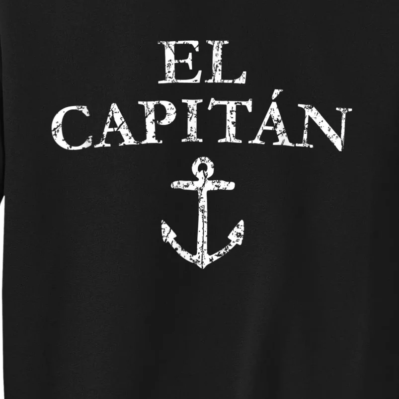 El Capitan Captain Anchor Boat & Sail Sweatshirt