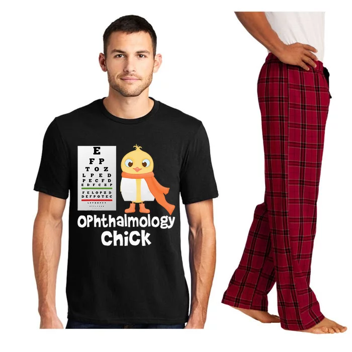 Eye Chart Cute Ophthalmology Optician Chick Pajama Set