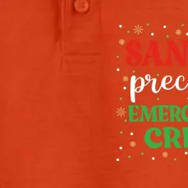 Emergency Crew Christmas Er Nurse Xmas Cute Er Tech Meaningful Gift Dry Zone Grid Performance Polo