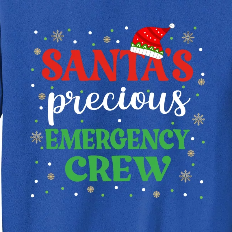 Emergency Crew Christmas Er Nurse Xmas Cute Er Tech Meaningful Gift Tall Sweatshirt