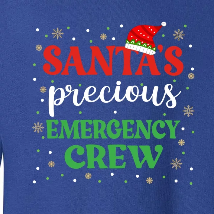 Emergency Crew Christmas Er Nurse Xmas Cute Er Tech Meaningful Gift Toddler Sweatshirt