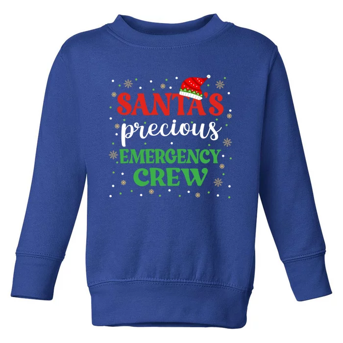 Emergency Crew Christmas Er Nurse Xmas Cute Er Tech Meaningful Gift Toddler Sweatshirt