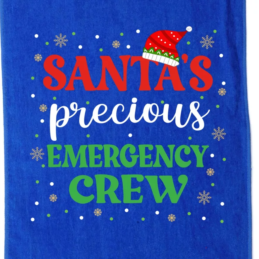 Emergency Crew Christmas Er Nurse Xmas Cute Er Tech Meaningful Gift Platinum Collection Golf Towel