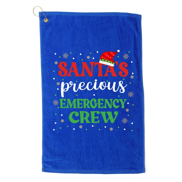 Emergency Crew Christmas Er Nurse Xmas Cute Er Tech Meaningful Gift Platinum Collection Golf Towel