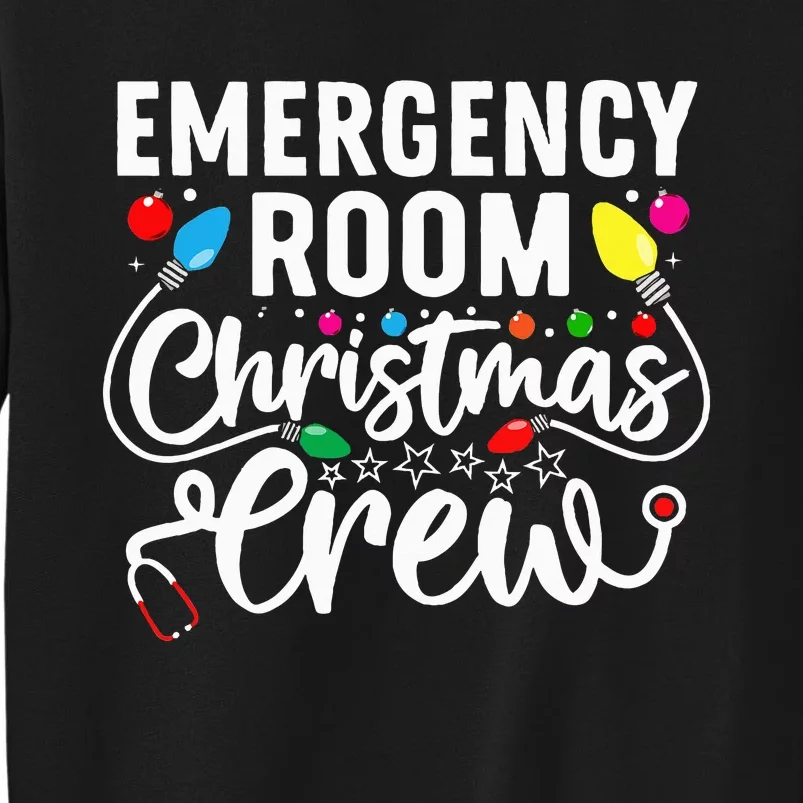 ER Christmas Crew Emergency Room Nurse ER Techs Secretary Sweatshirt