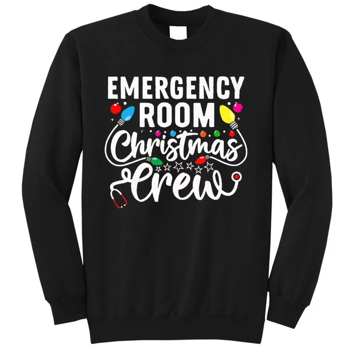 ER Christmas Crew Emergency Room Nurse ER Techs Secretary Sweatshirt