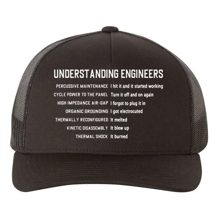 Engineering Computer Civil Understanding Engineers Yupoong Adult 5-Panel Trucker Hat