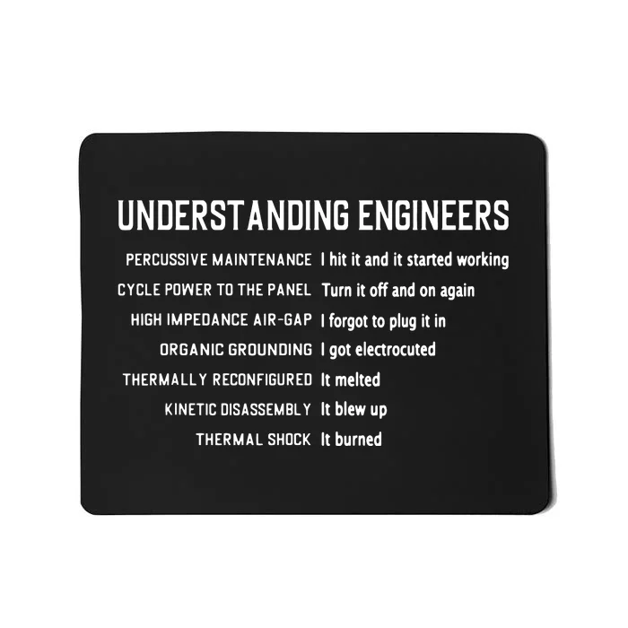 Engineering Computer Civil Understanding Engineers Mousepad