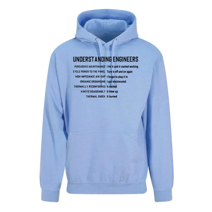 Engineering Computer Civil Understanding Engineers Unisex Surf Hoodie