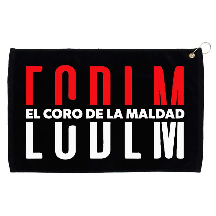 El Coro De La Maldad Ecdlm Alofoke Santiago Matias Grommeted Golf Towel