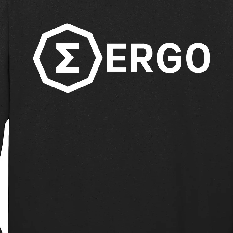 ERGO Crypto Decentralized Blockchain ERGONAUT ERGO Miner Long Sleeve Shirt