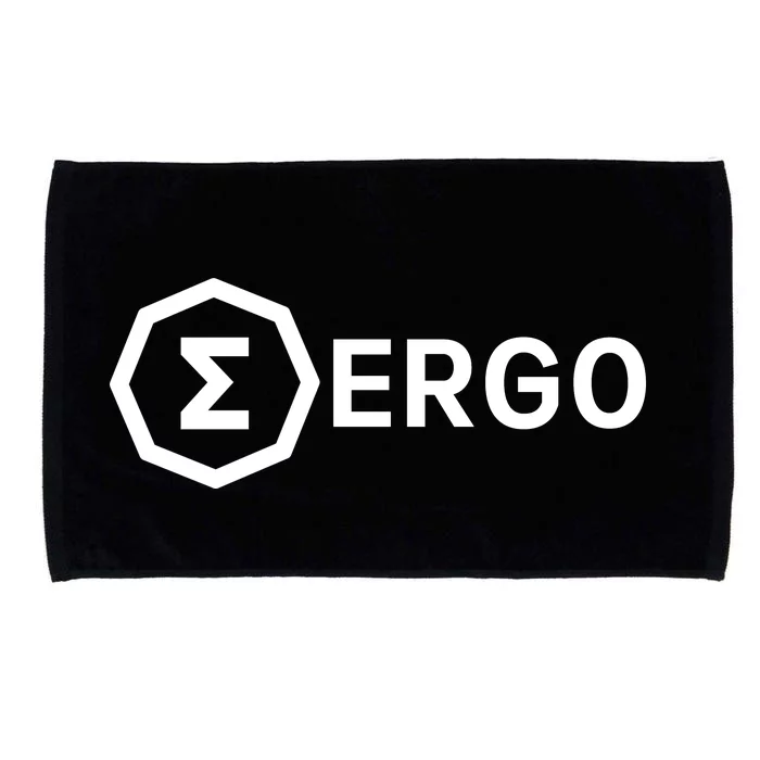 ERGO Crypto Decentralized Blockchain ERGONAUT ERGO Miner Microfiber Hand Towel