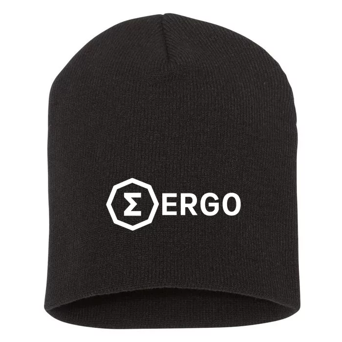 ERGO Crypto Decentralized Blockchain ERGONAUT ERGO Miner Short Acrylic Beanie