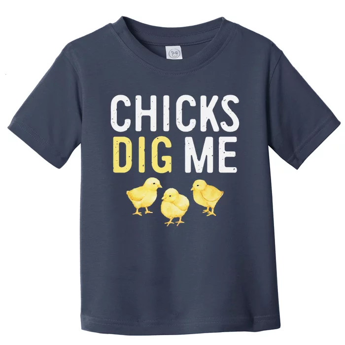 Easter Chicks Dig Me Watercolor Toddler T-Shirt