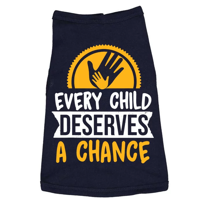 Every Child Deserves A Chance Doggie Tank