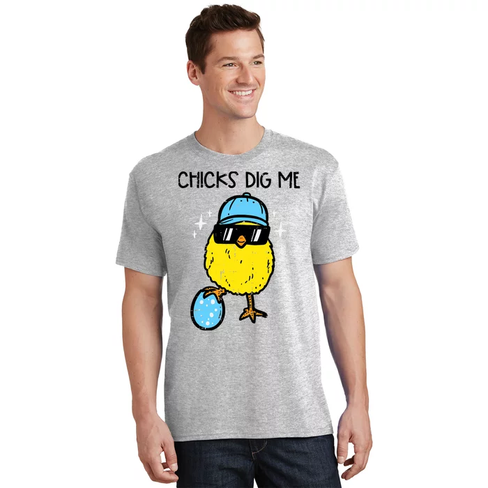 Easter Chicks Dig Me Cute Boy Teens T-Shirt