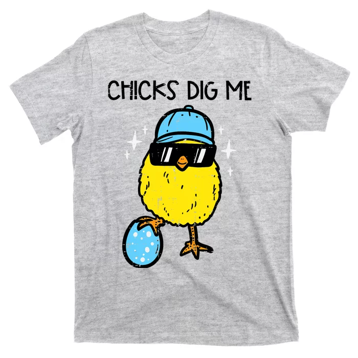 Easter Chicks Dig Me Cute Boy Teens T-Shirt