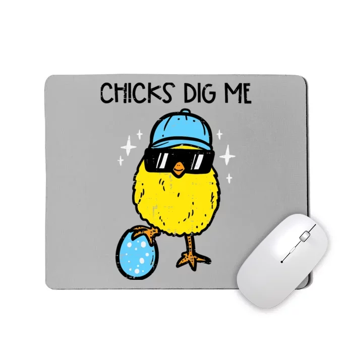 Easter Chicks Dig Me Cute Boy Teens Mousepad