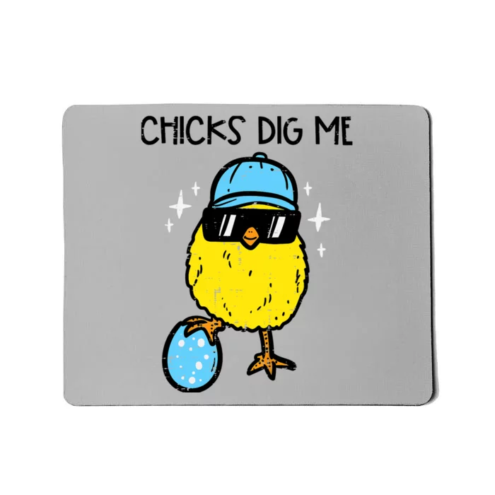 Easter Chicks Dig Me Cute Boy Teens Mousepad