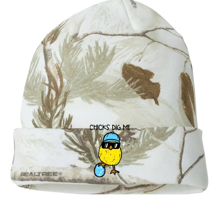 Easter Chicks Dig Me Cute Boy Teens Kati - 12in Camo Beanie