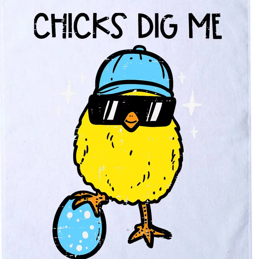 Easter Chicks Dig Me Cute Boy Teens Platinum Collection Golf Towel