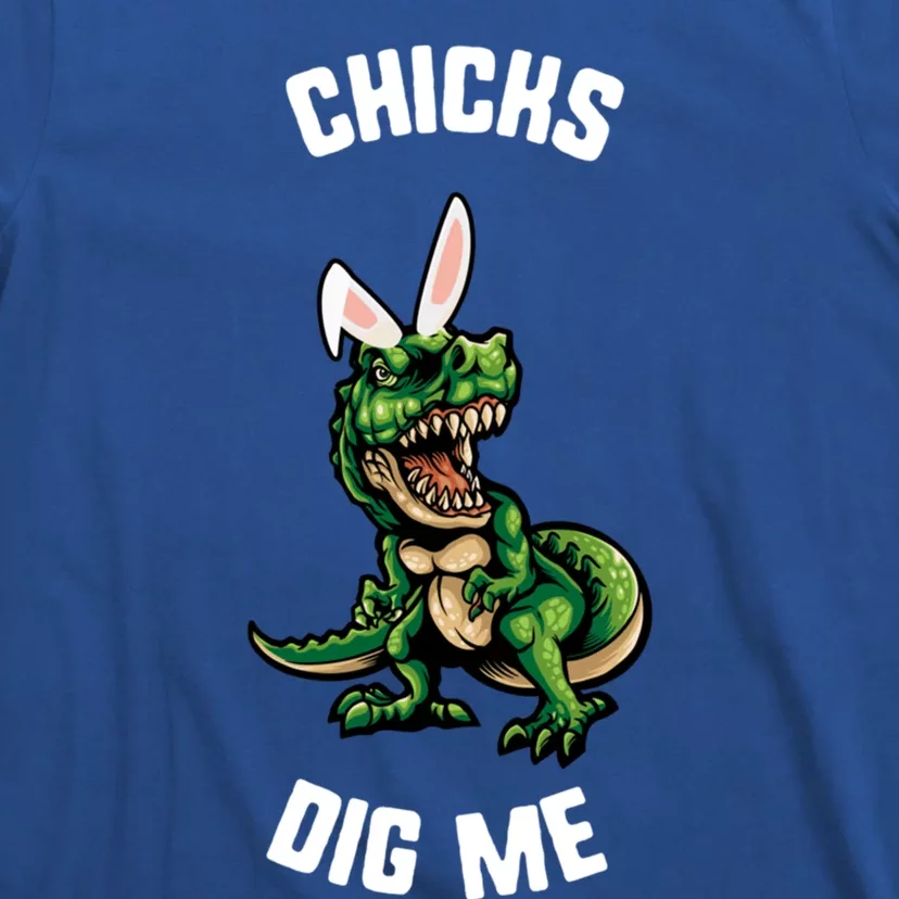 Easter Chicks Dig Me Trex Dinosaur Egg Bunny Ears Cute Gift T-Shirt