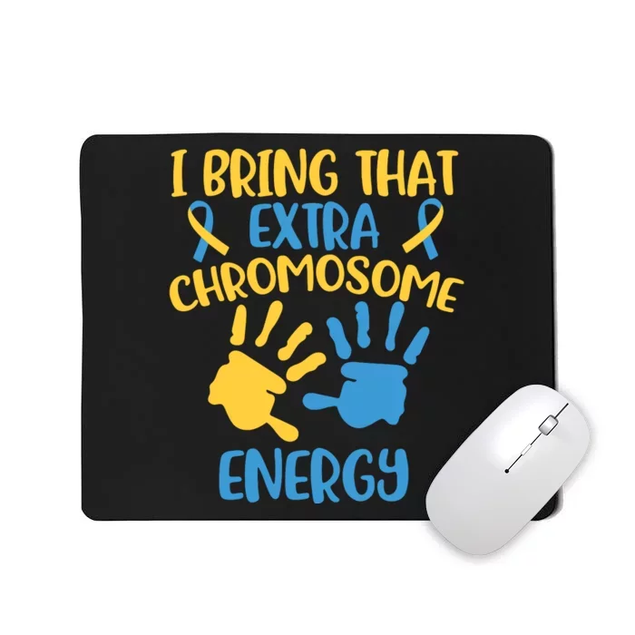 Extra Chromosome Down Syndrome Funny Trisomy 21 Mousepad