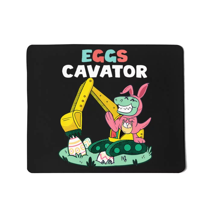 Eggs Cavator Easter Bunny Excavator Cute Mousepad