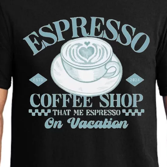 Espresso Coffee Pajama Set