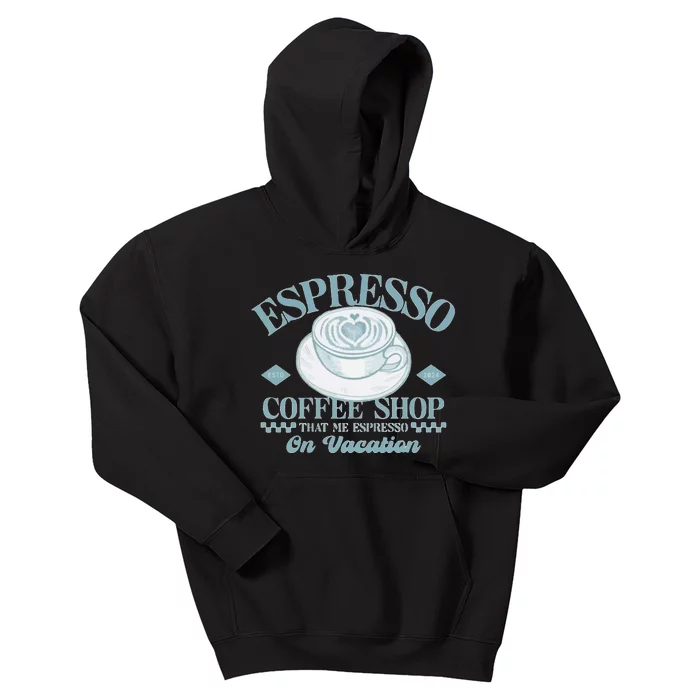 Espresso Coffee Kids Hoodie