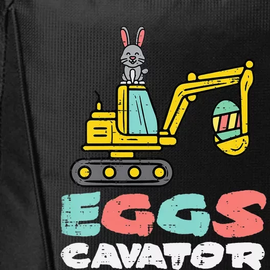 Eggs Cavator Easter Bunny Excavator Cute City Backpack